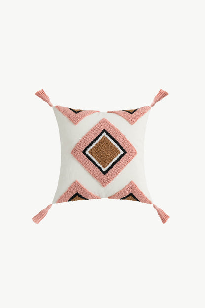 Geometric Graphic Tassel Decorative Throw Pillow Cases