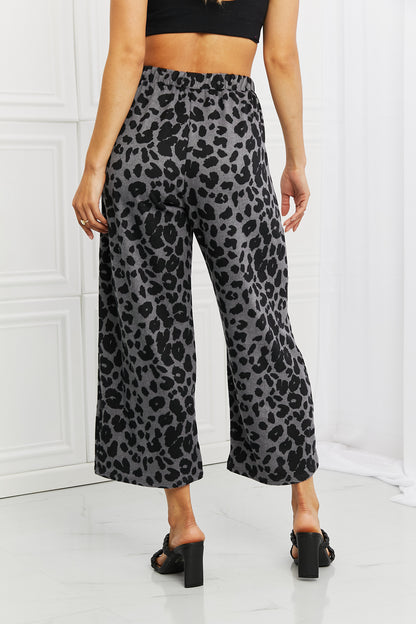 Stay Cozy Pattern Wide Leg Pants