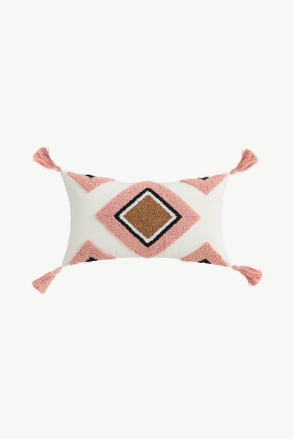 Geometric Graphic Tassel Decorative Throw Pillow Cases