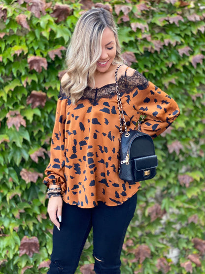 October Nights Off The Shoulder Top