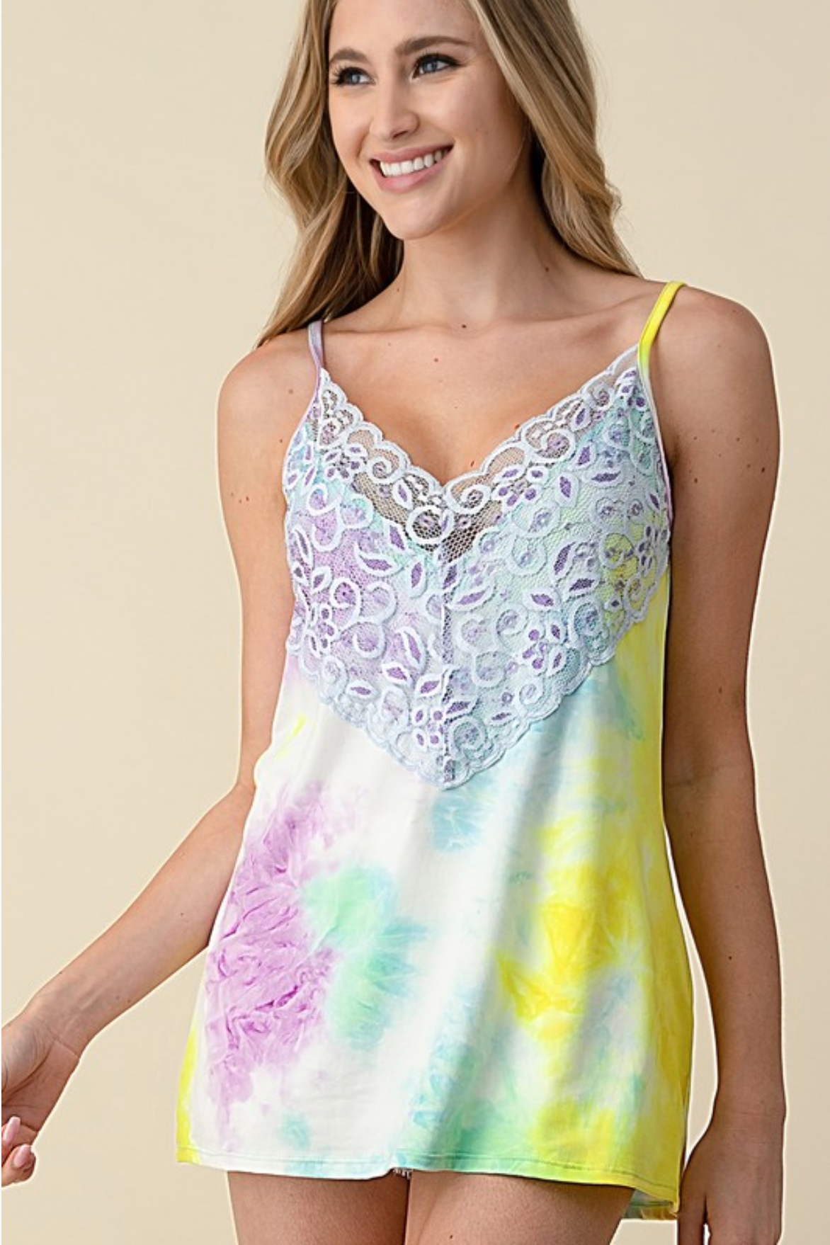 Summer Lovin' Wide Lace Tank