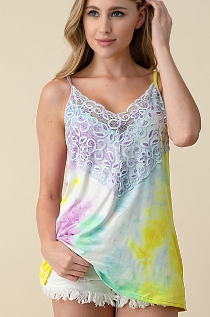 Summer Lovin' Wide Lace Tank