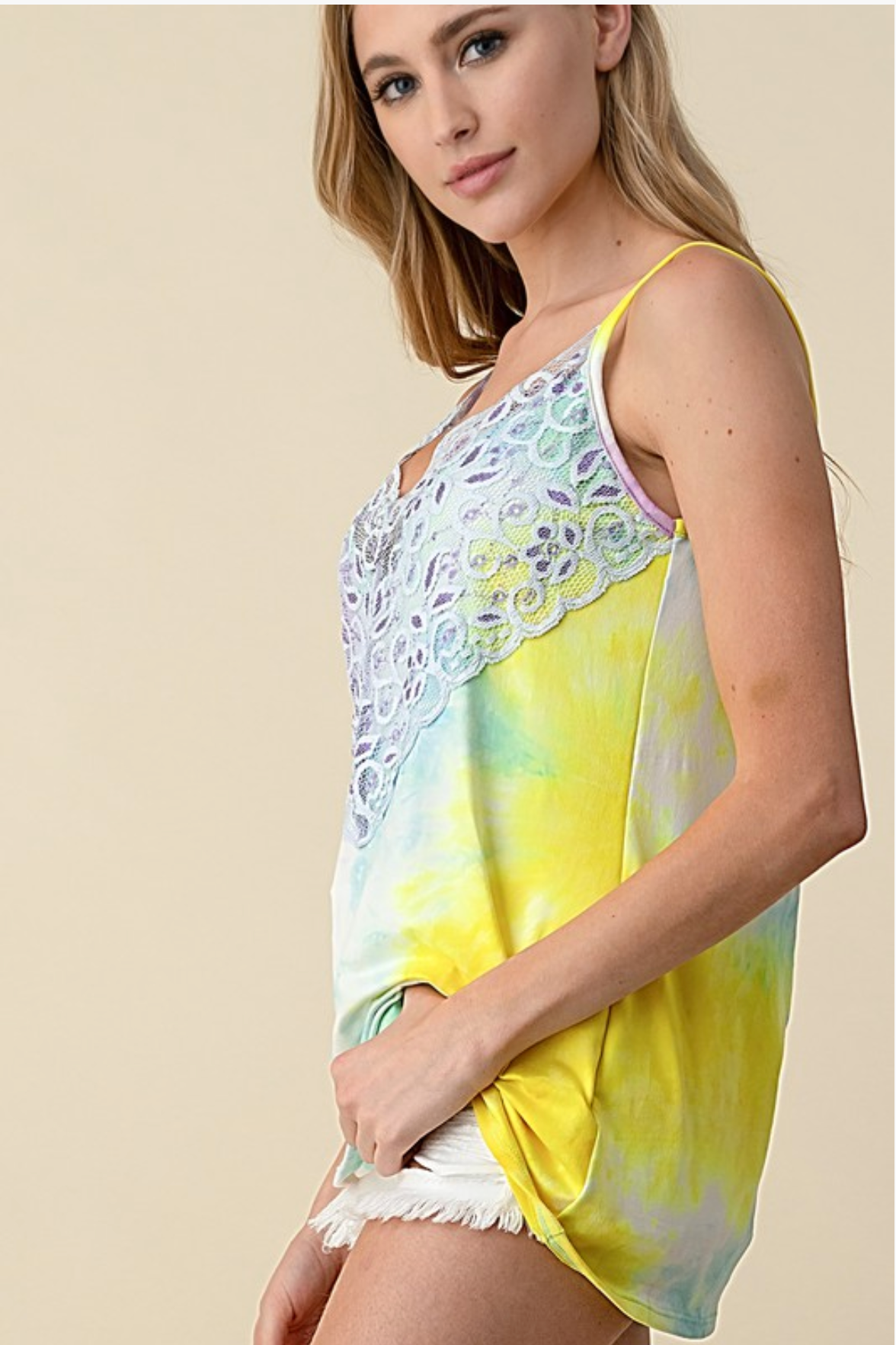 Summer Lovin' Wide Lace Tank