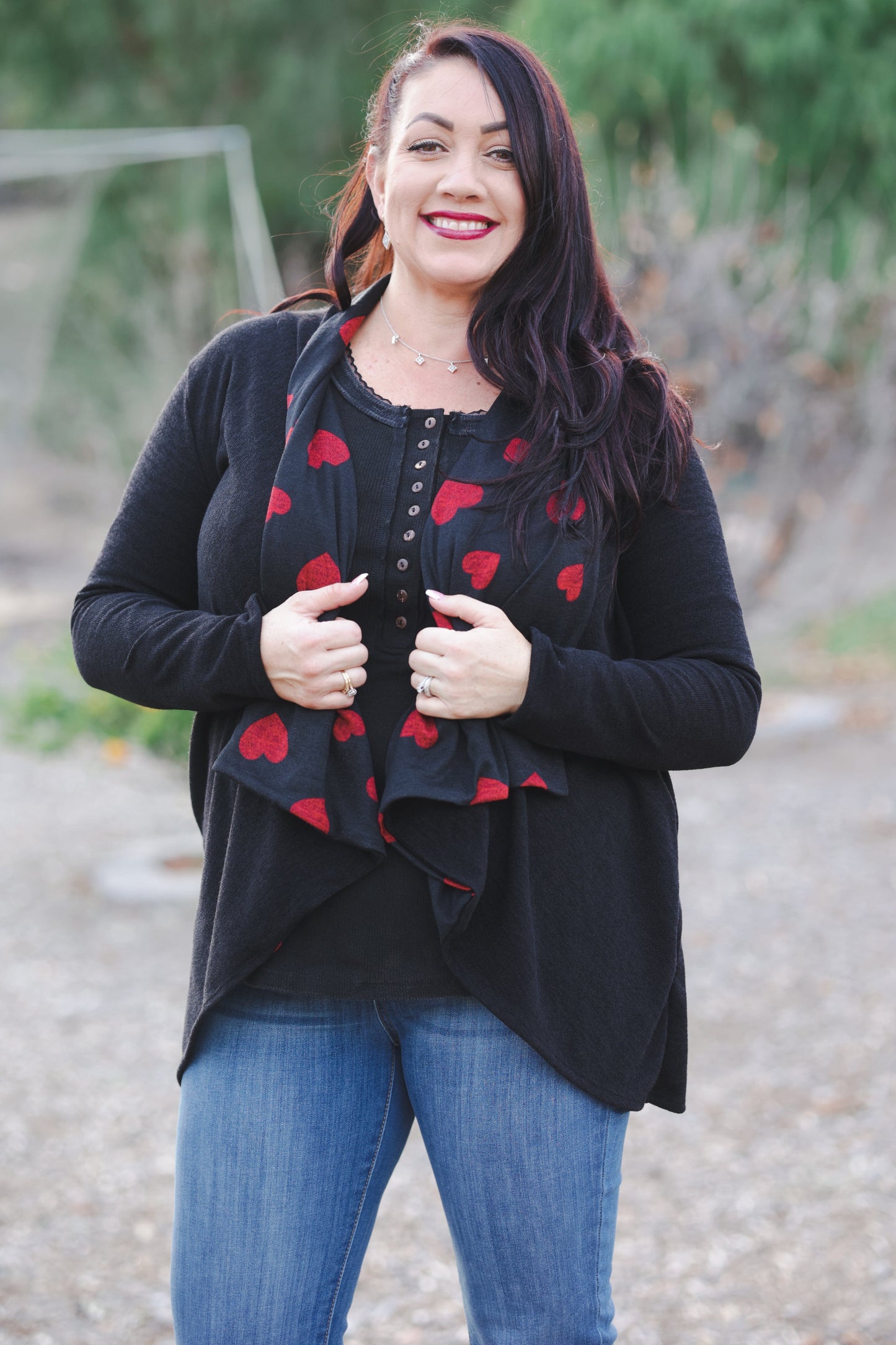 Cascading Hearts Cardigan