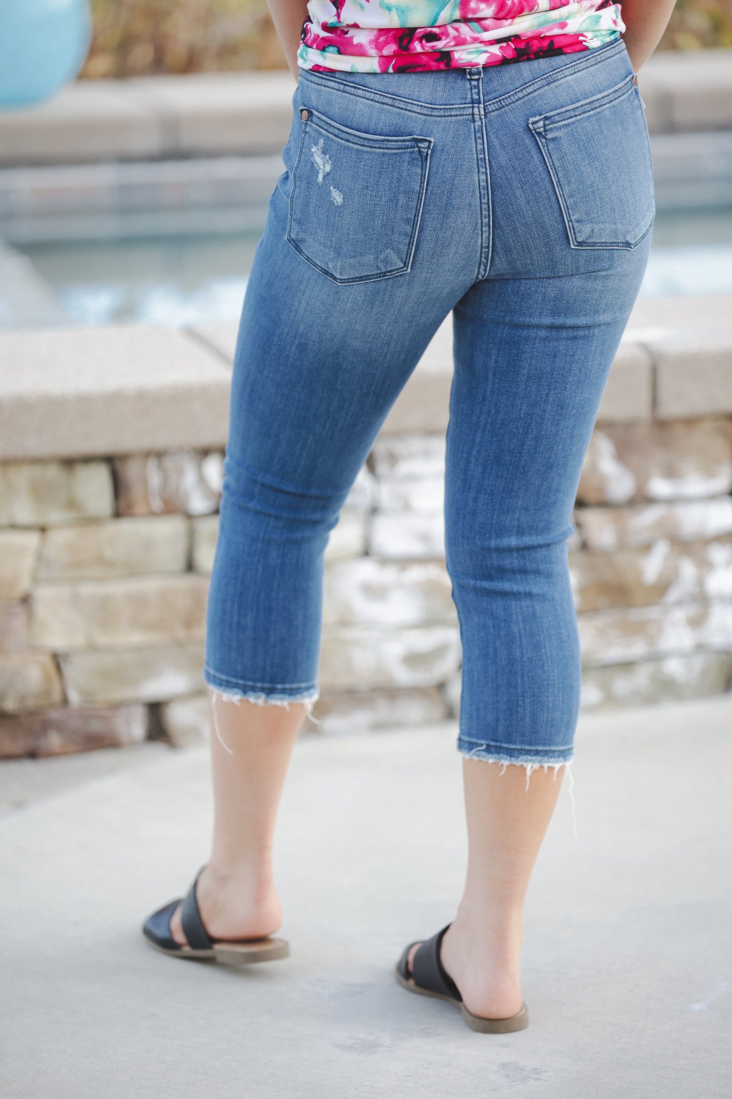 Patched To Perfection Judy Blue Capris