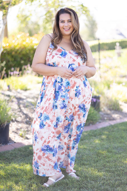 Beachy Florals Maxi