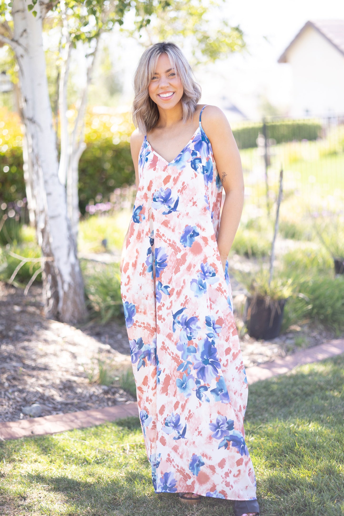 Beachy Florals Maxi