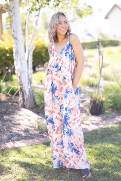 Beachy Florals Maxi