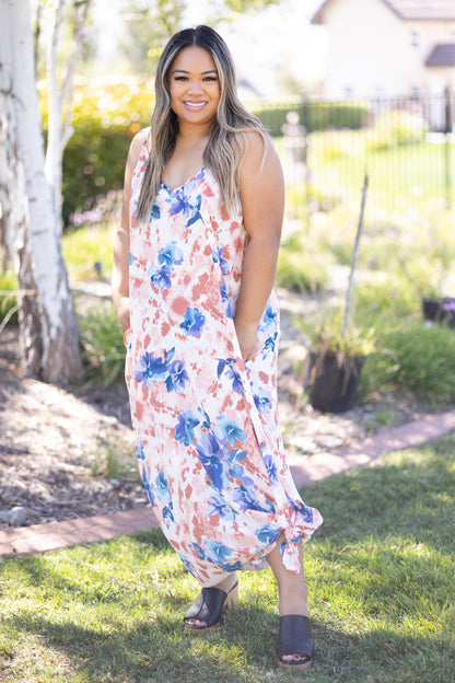 Beachy Florals Maxi