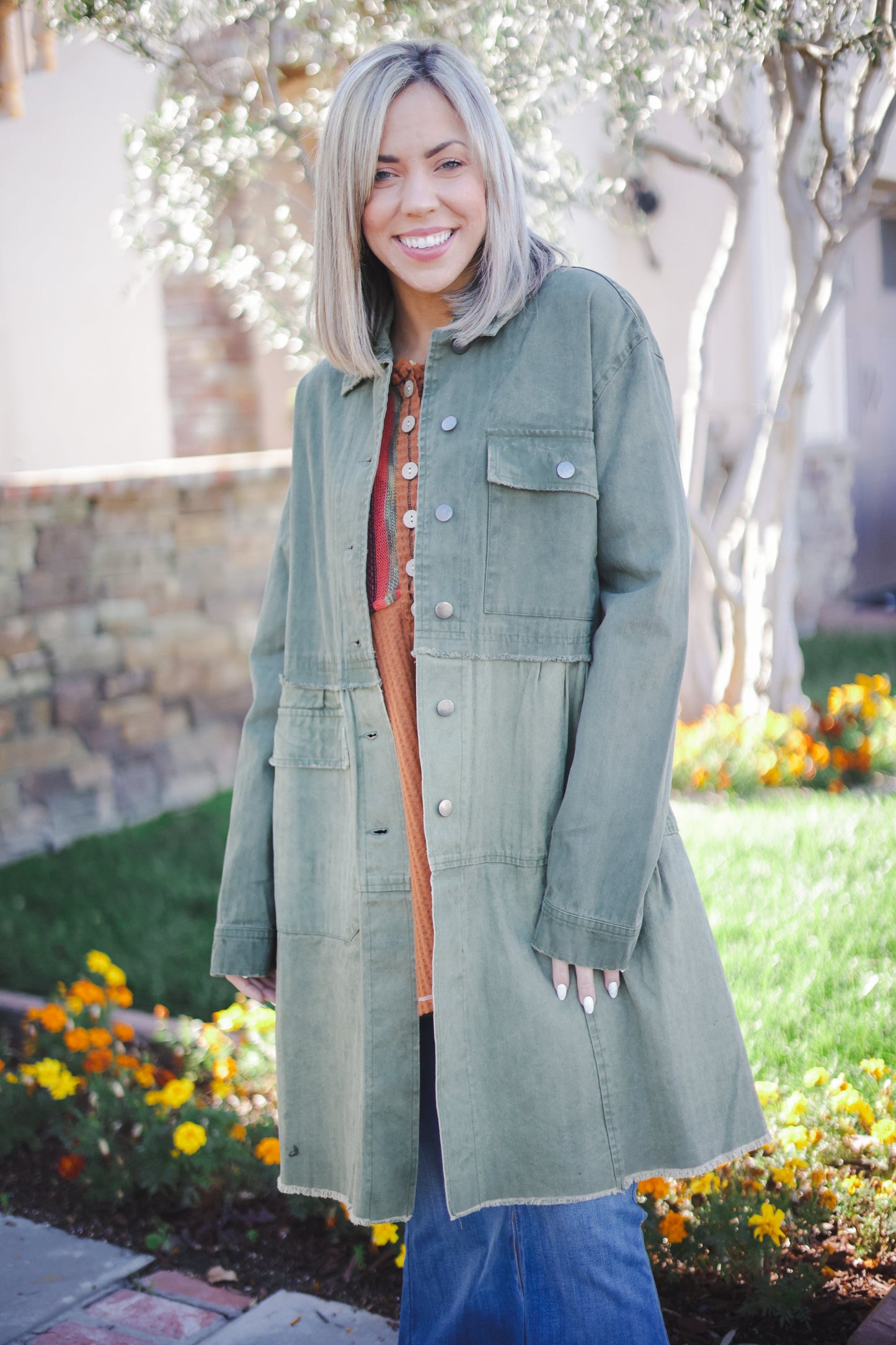 Confidence in Denim Tiered Jacket