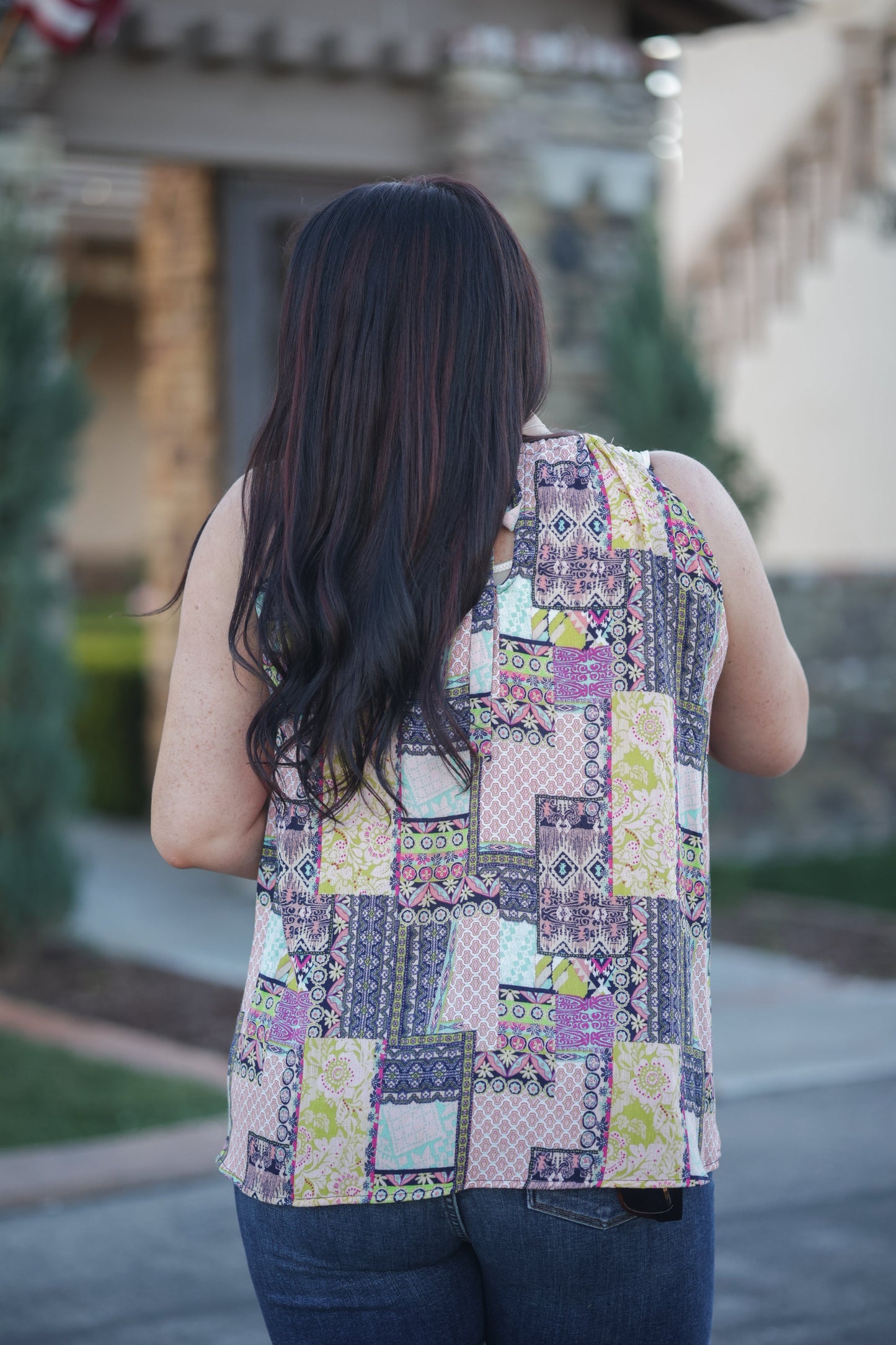 Joy With Paisley Halter Top