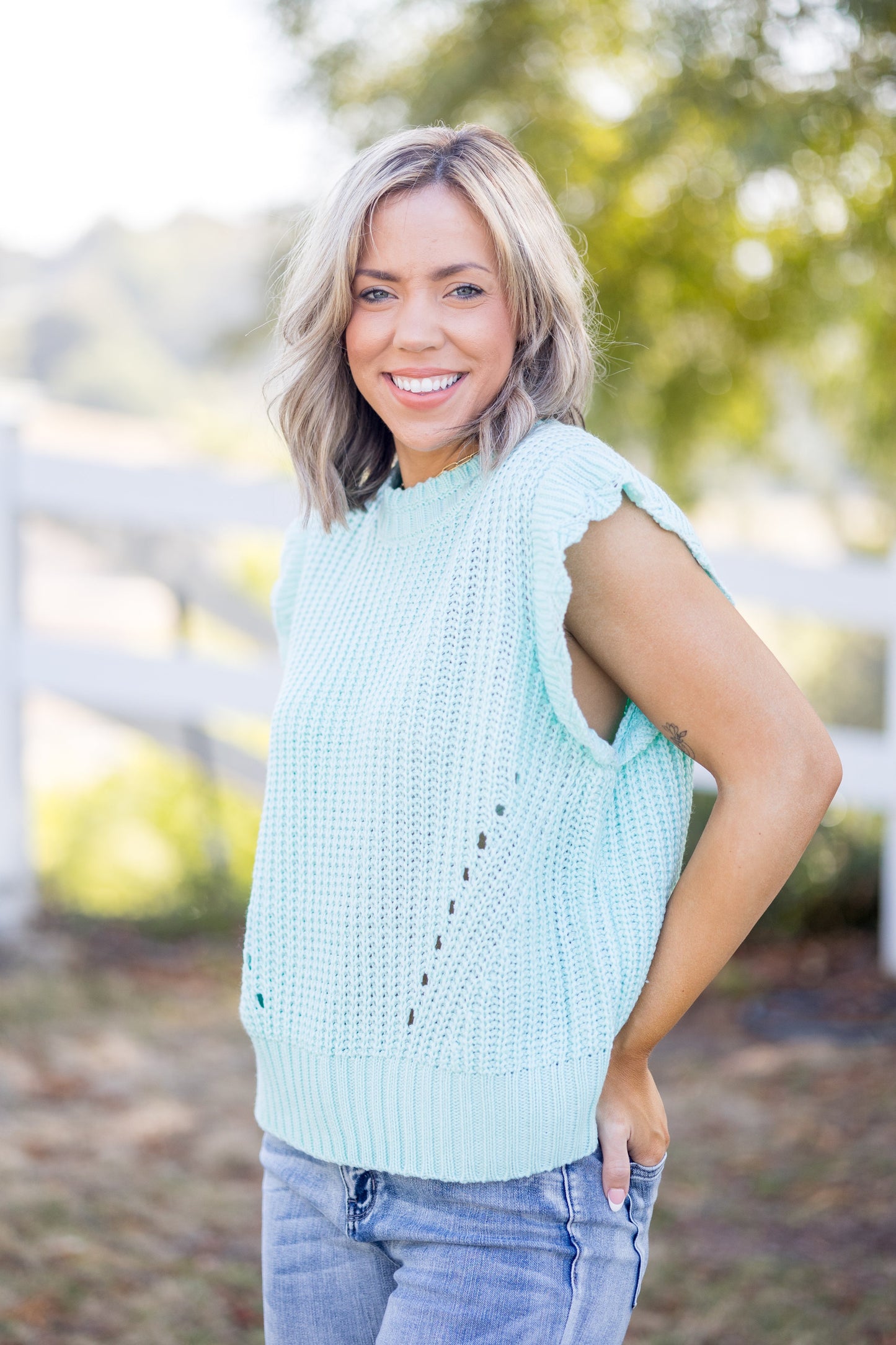 We're Mint To Be Sleeveless Top