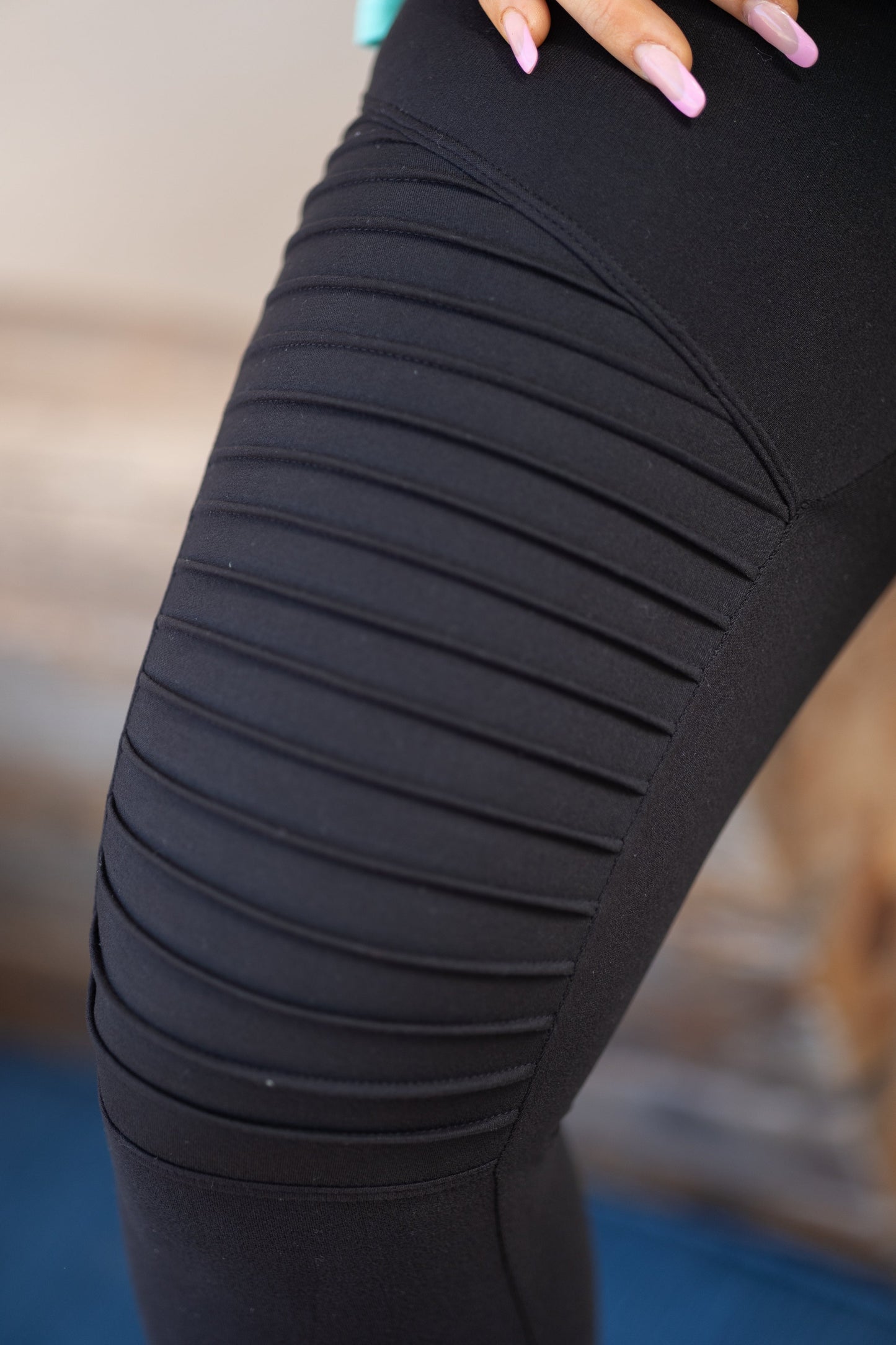 Black Moto Leggings