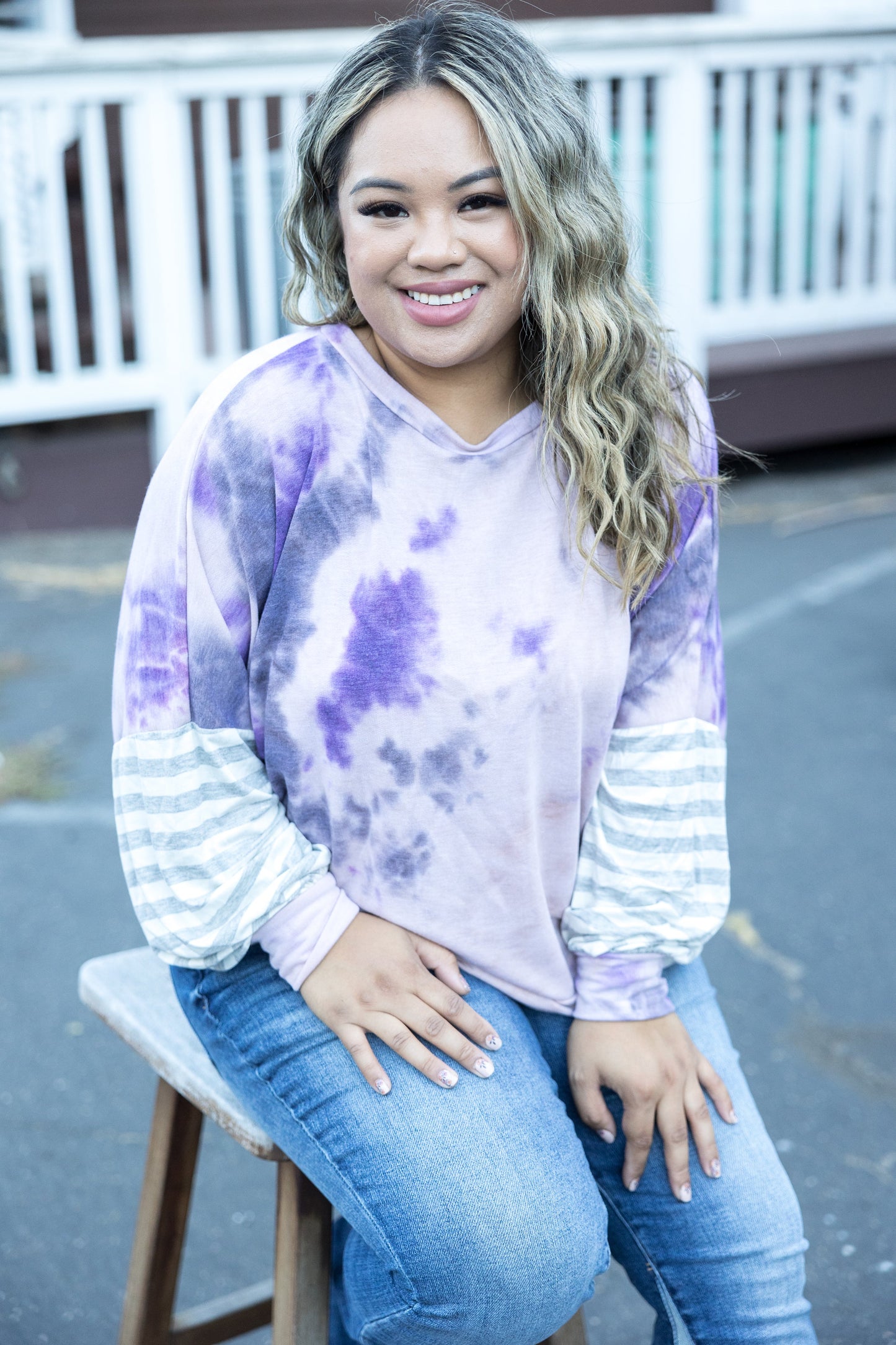 Tie Dye Delight Dolman